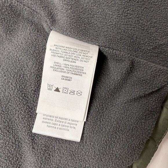 Columbia Horstman Glacier Full Zip Green Puffer Vest Women's XSmall Polyester - Picture 11 of 12